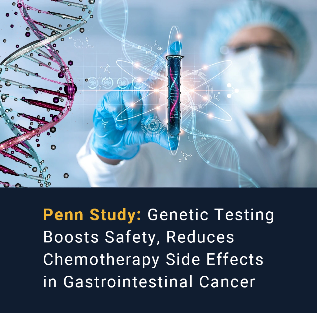 A Penn Medicine study show that tailoring #chemotherapy doses based on #genetictesting can significantly improve safety for #gastrointestinal (GI) #cancer patients, cutting severe toxicities from 65% to 38% compared with standard dosing 
healthandpharma.net/genetic-testin…