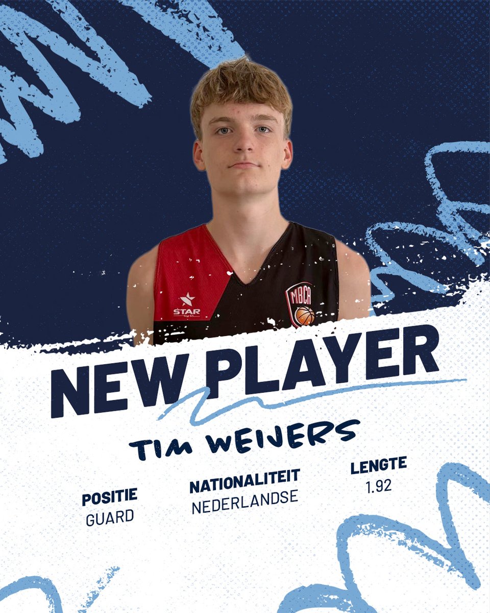 Tim Weijers (2009) komt over van MBCA Amstelveen en sluit zich aan bij Landstede Hammers. Hij combineert zijn opleiding aan het CSE met ons topsportprogramma en speelt voor het tweede team én de U19.

🔗 Lees hier de reactie van de hoofdcoach: landstedehammers.nl/tim-weijers-sl…