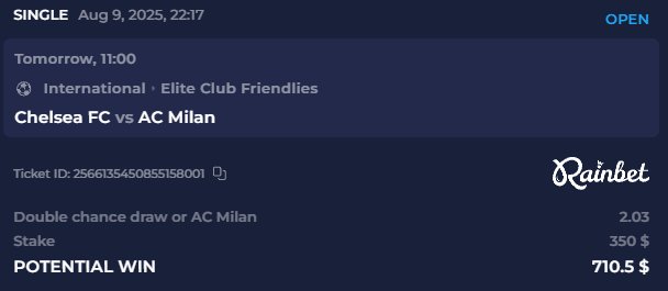 My rent depends on you, Milan. No pressure. 🏠💸