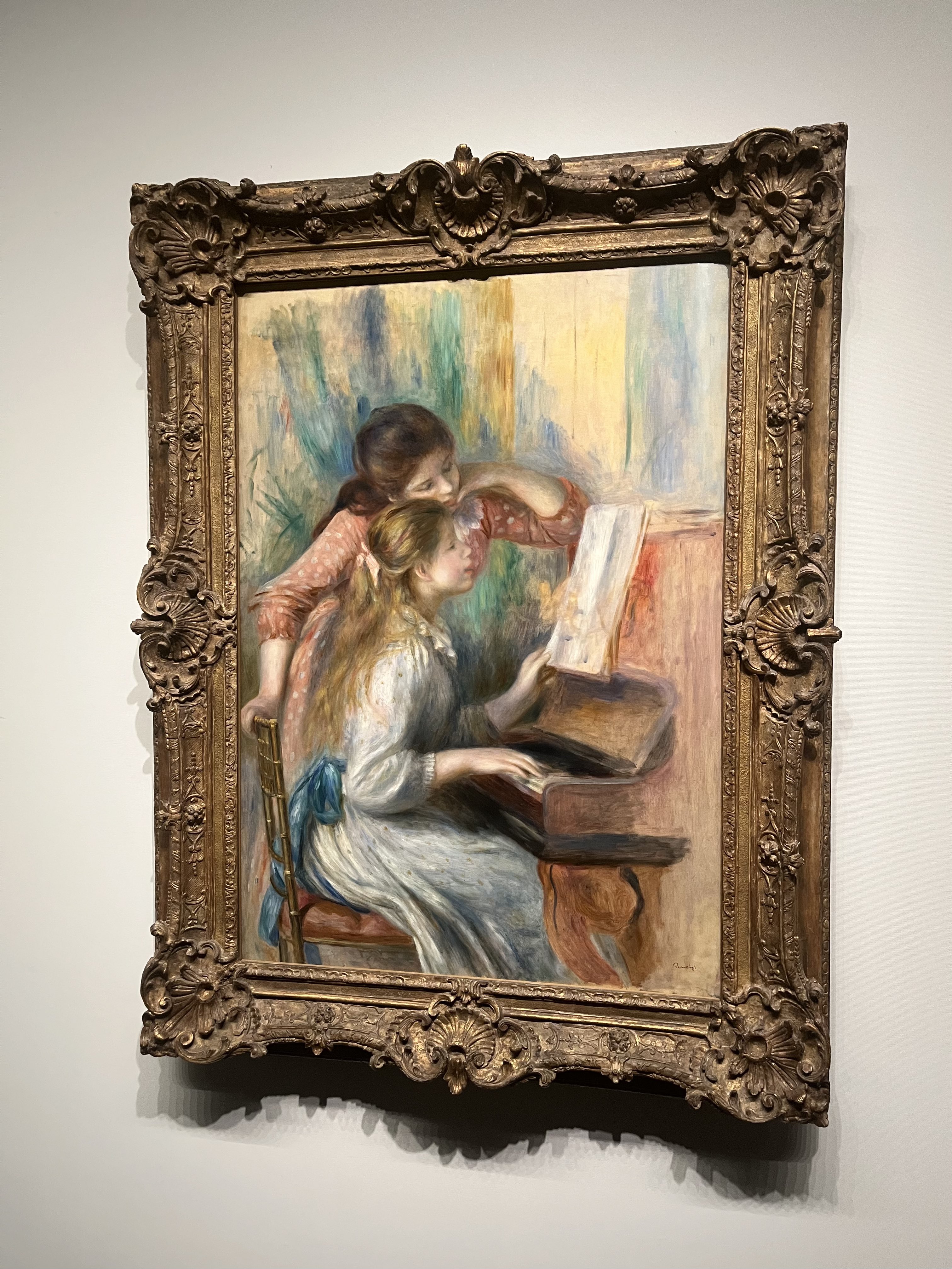 「真作」遠藤　力油彩画「ルノアールの庭」10号 みかん｜アラフォーひとり暮らし on X: 