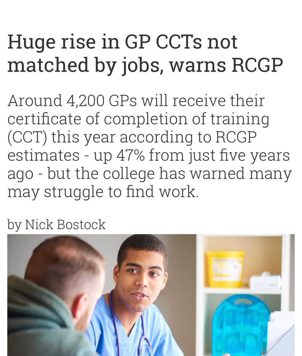 Peter Stefanovic (@peterstefanovi2) on Twitter photo How is this even possible? We have a desperate shortage of GPs, patients are waiting weeks for a GP appointment yet fully qualified GPs can’t get work. Surely this needs fixing urgently <a href="/wesstreeting/">Wes Streeting</a>
gponline.com/huge-rise-gp-c… How is this even possible? We have a desperate shortage of GPs, patients are waiting weeks for a GP appointment yet fully qualified GPs can’t get work. Surely this needs fixing urgently <a href="/wesstreeting/">Wes Streeting</a>
gponline.com/huge-rise-gp-c…