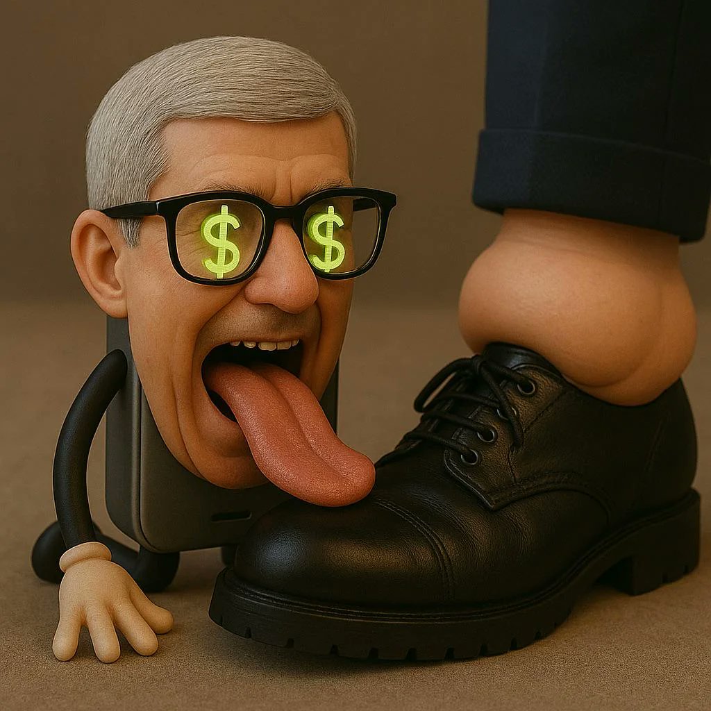 yafos's tweet image. So the guy who made some of your phones, on camera, lovingly adores a pedophile because money over morals. Never liked Apple, least I was right.

iPedo

#thinkdifferent