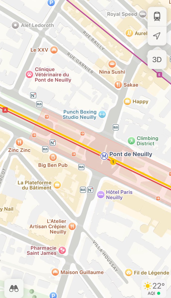 Bonjour <a href="/ClientsRATP/">Service Client RATP👌</a> pouvez-vous me dire où passera la navette prévue en remplacement de la ligne 1 (en direction des Champs), puisque l’arrêt de bus Pont de Neuilly est également en travaux et non accessible? Allons-nous l’attendre sur le trottoir ou faut-il aller plus loin ?