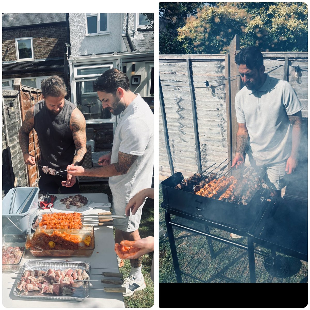 Ketchup, Mayonnaise, Salad. Chilli Sauce my friend. Proper BBQ that. Class Day🇹🇷🐑🐔🥙🌶️🍻