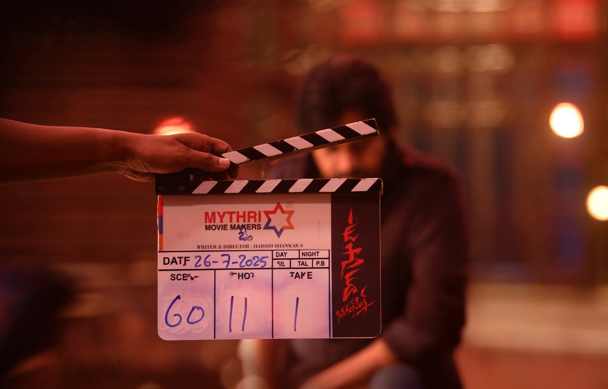 Removing the clap board shots for getting all the claps and applause on the big screens 💥💥

#UstaadBhagatSingh editing in full swing ❤‍🔥

The man <a href="/harish2you/">Harish Shankar .S</a> presents POWER STAR in the best way ❤‍🔥
You are all in for a massive feast.
 
POWER STAR <a href="/PawanKalyan/">Pawan Kalyan</a> <a href="/harish2you/">Harish Shankar .S</a>