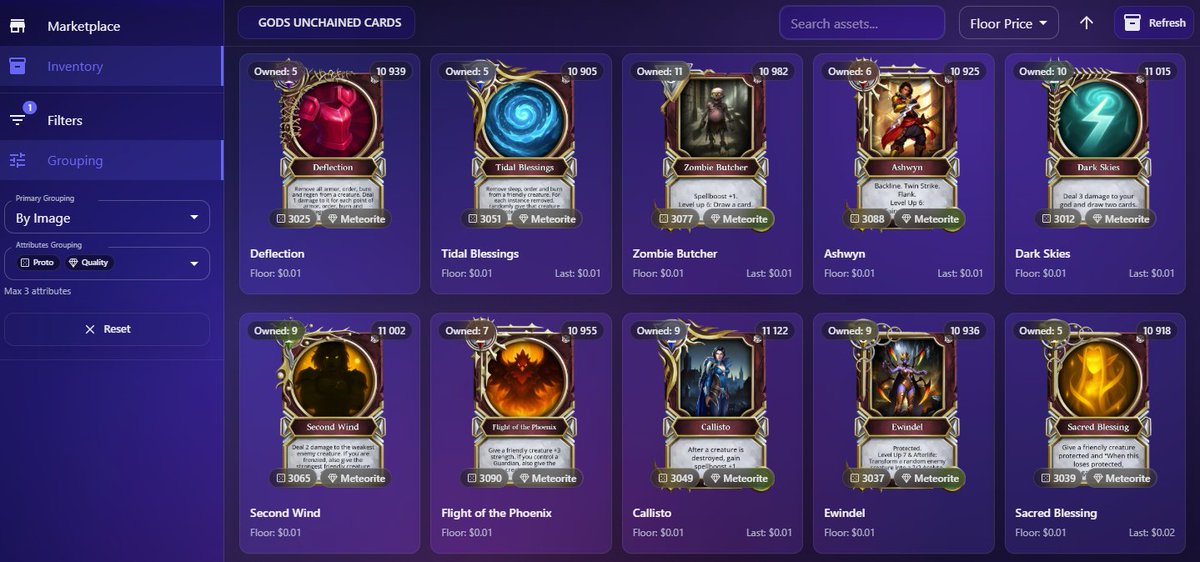 IMXcenter, first 0% commission marketplace released. All zkEvm projects are available but only <a href="/GodsUnchained/">Gods Unchained</a>  is fully tested. Known bugs: on first connect hid to reaload inventory button first. Please report bugs to IMcenter discord discord.gg/tzA8uzmR enjoy on  <a href="/Immutable/">Immutable</a>