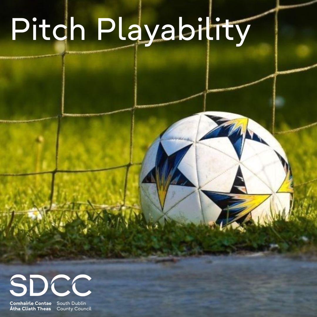 South Dublin County Council (@sdublincoco) on Twitter photo For pitch playability for W/E of 09th and 10th of August of 2025 please refer to buff.ly/NPaYSIp For pitch playability for W/E of 09th and 10th of August of 2025 please refer to buff.ly/NPaYSIp