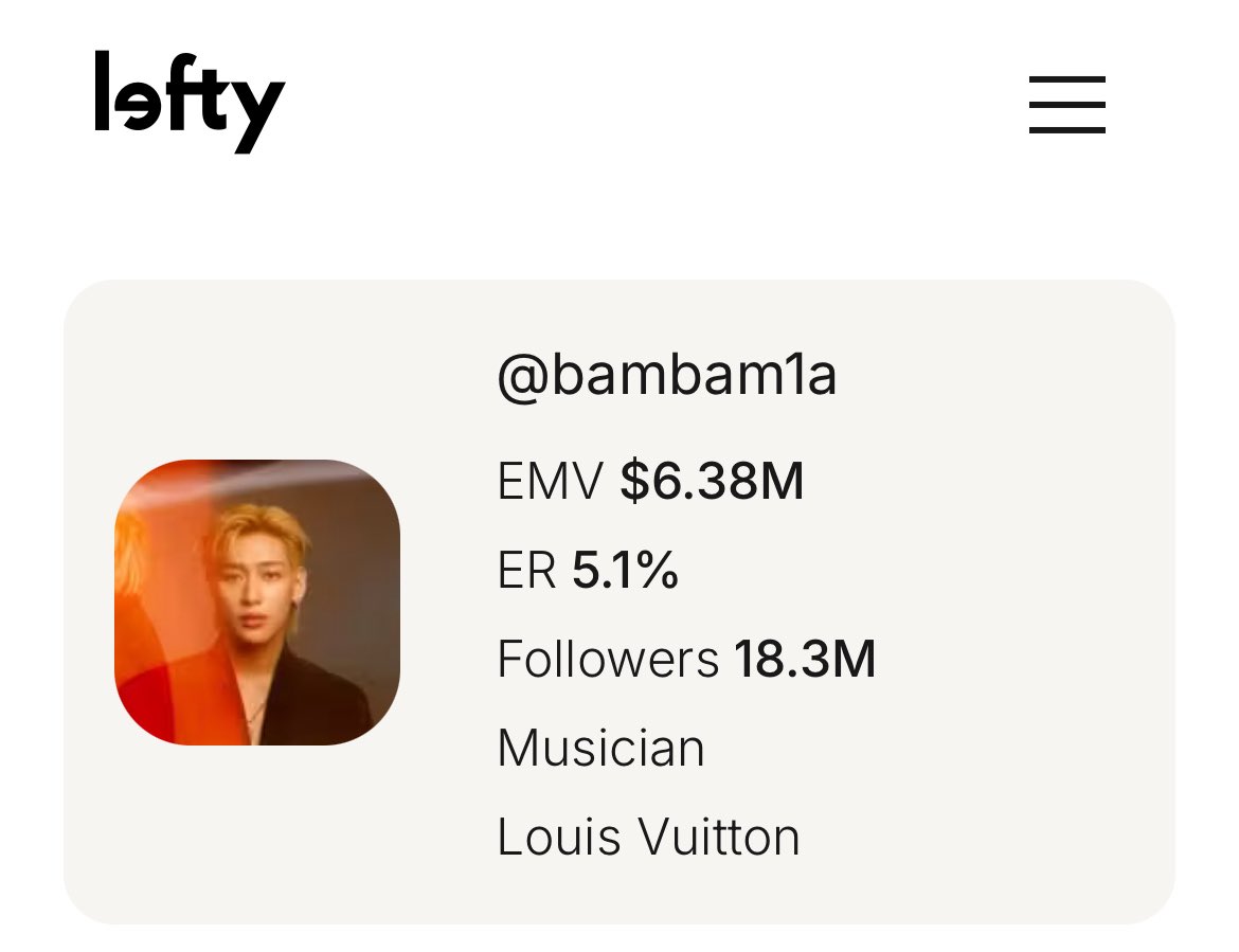 𝗕𝗮𝗺𝗕𝗮𝗺𝗕𝗼𝗼𝘀𝘁𝗲𝗿 (@bambambooster) on Twitter photo EMV | Fashion Weeks 2025 จากการเข้าร่วมชมโชว์ #LouisVuitton
#BamBam มียอด EMV $6.38M ER 5.1%
*สร้างมูลค่าสื่อที่แบรนด์ไม่ได้ใช้เงินจ่ายเองให้ <a href="/LouisVuitton/">Louis Vuitton</a> ได้ถึง 6.38 ล้านดอลลาร์ คิดเป็นเงินไทยประมาณ 206,456,790 บาทและมี engagement rate 5.1%
#BamBamxLVMenSS26
#LVMenSS26 EMV | Fashion Weeks 2025 จากการเข้าร่วมชมโชว์ #LouisVuitton
#BamBam มียอด EMV $6.38M ER 5.1%
*สร้างมูลค่าสื่อที่แบรนด์ไม่ได้ใช้เงินจ่ายเองให้ <a href="/LouisVuitton/">Louis Vuitton</a> ได้ถึง 6.38 ล้านดอลลาร์ คิดเป็นเงินไทยประมาณ 206,456,790 บาทและมี engagement rate 5.1%
#BamBamxLVMenSS26
#LVMenSS26