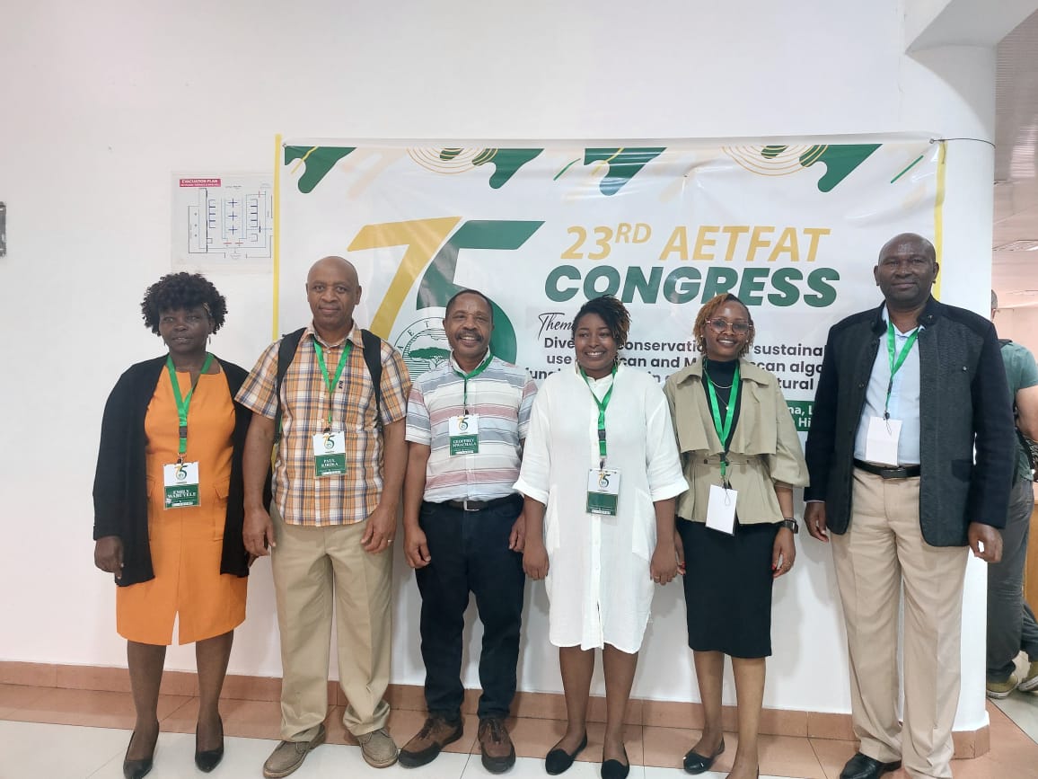 The <a href="/EAHerbarium_NMK/">The East African Herbarium (EA)</a> was well represented in the just concluding 23rd #AETFAT Congress in #Ghana. The congress is usually held every 3 years, where knowledge on #plants and #fungal studies in #African countries is shared. Next country to host the event will be known later today!