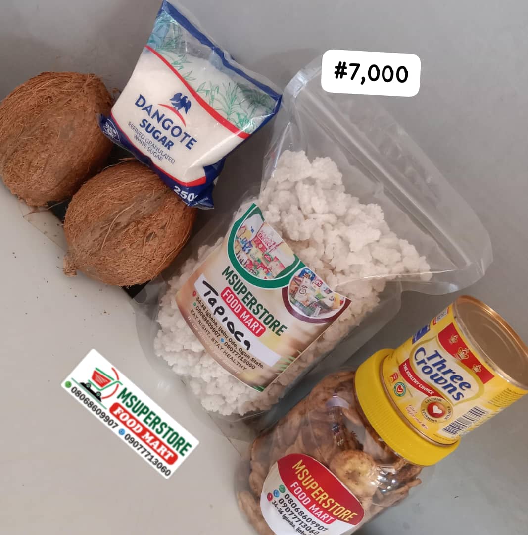 ✨Weekend Vibes, Tapioca Time✨
Cool down &amp; enjoy the natural sweetness of fresh Tapioca this weekend 🍶🤍.
Perfect for breakfast, dessert, or a light treat after a long day

📍 MSuperstore Food Mart – Your one-stop shop for freshness.

🚚 We deliver right to your doorstep

Ogun