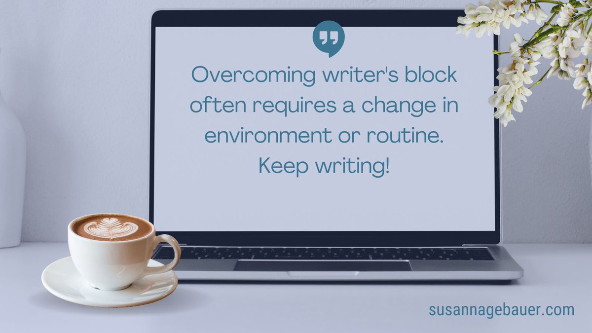 If you're struggling with writer's block, take a step back and focus on self-care. 

Practice mindfulness, go for a walk, or indulge in a creative hobby. 

You'll be better equipped to tackle the blank page and unleash your creativity. susannagebauer.com/blog/overcome-…