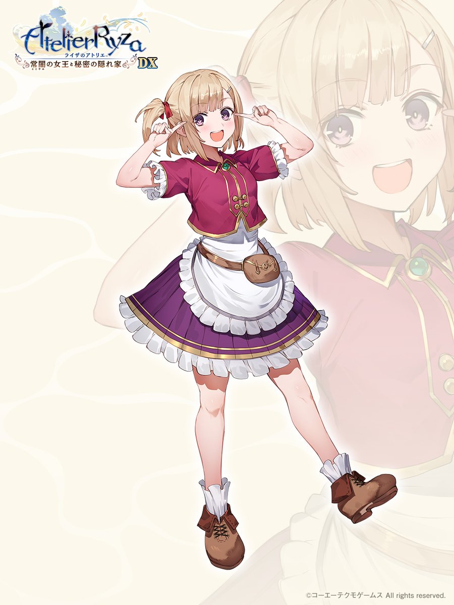 「アトリエ」シリーズ公式@ユミア3/21発売!紅白レスレリ発売決定! (@gustatelierpr) on Twitter photo 【#ライザ1DX 追加プレイアブルキャラクター②】
ロミィ・フォーゲル
CV 長久 友紀
行商人として各地を転々とする女性。
ライザたちが住む村にも度々訪れている顔なじみ
商機とあらばどこへでも駆けつける行動力も
持ち合わせている。
▼#秘密DX 11/13発売!PVはこちら
youtu.be/U3XxnkNro6c 【#ライザ1DX 追加プレイアブルキャラクター②】
ロミィ・フォーゲル
CV 長久 友紀
行商人として各地を転々とする女性。
ライザたちが住む村にも度々訪れている顔なじみ
商機とあらばどこへでも駆けつける行動力も
持ち合わせている。
▼#秘密DX 11/13発売!PVはこちら
youtu.be/U3XxnkNro6c