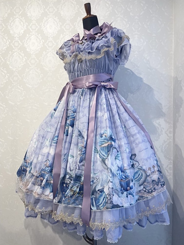 新品タグ付き アトリエピエロ ワンピース ATELIER PIERROT / バッスルコルセットワンピース アトリエ
