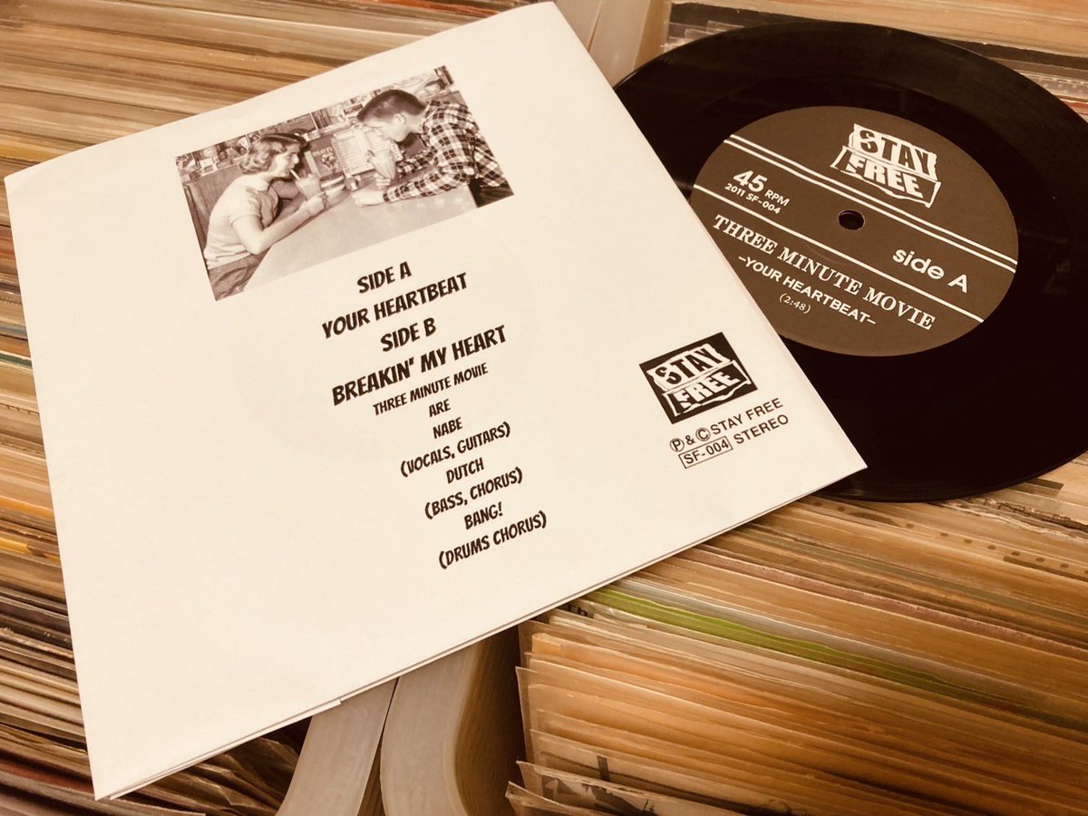 2010年リリースの7inchがレコード盤のみで22枚デッドストックで見つかりました。

レンくんデザインの新しいジャケットで両サイドともにアルバム未収録。
ナンバリング入りでGood Vibrations仕様になってます！

次回の8/30鶯谷ワッツアップ
ライブ会場限定で販売します！
よろしくお願いします