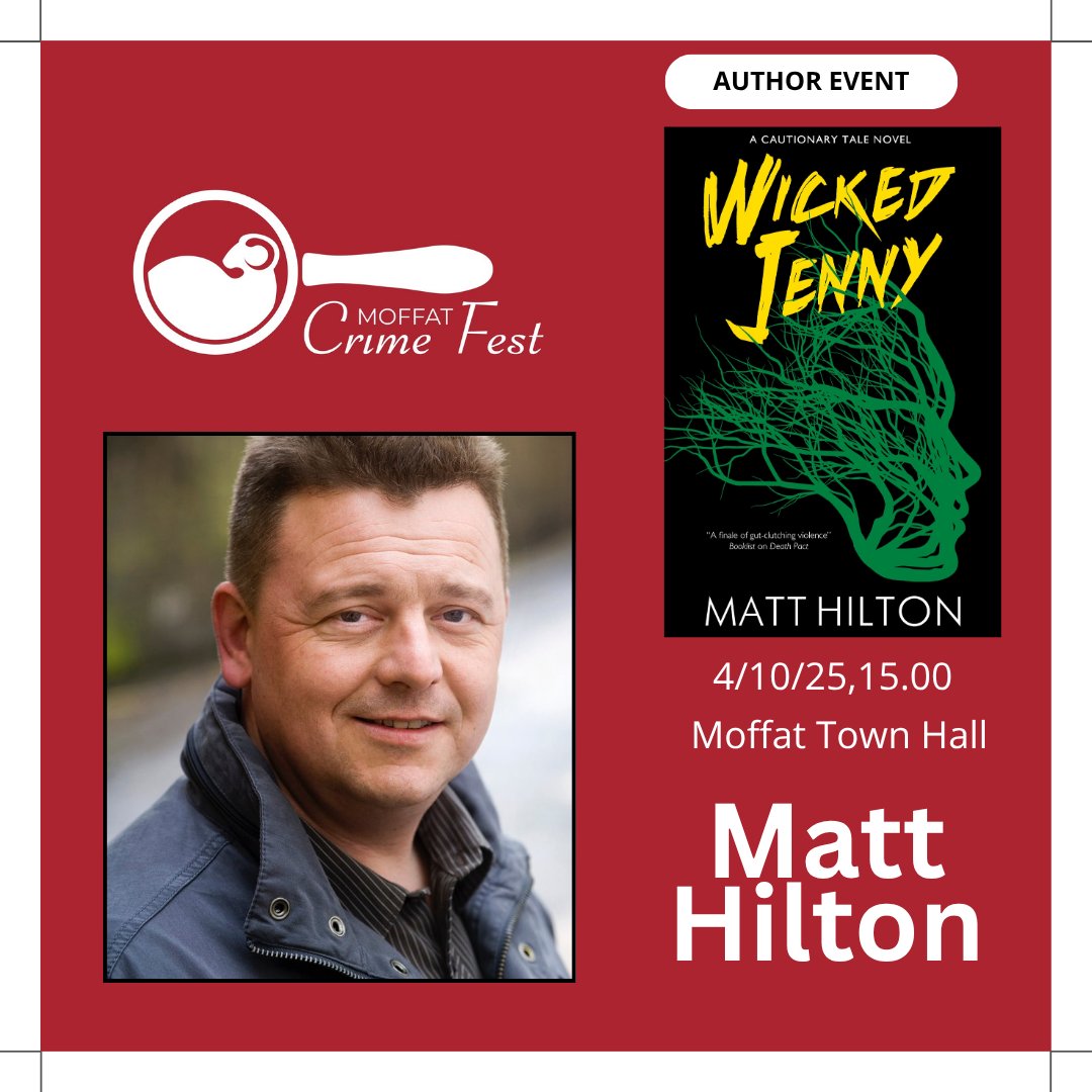 I'll be on a panel with Michael J Malone, James Oswald and Caro Ramsey talking about Things That Go Bump -- the scarier side of crime fiction.