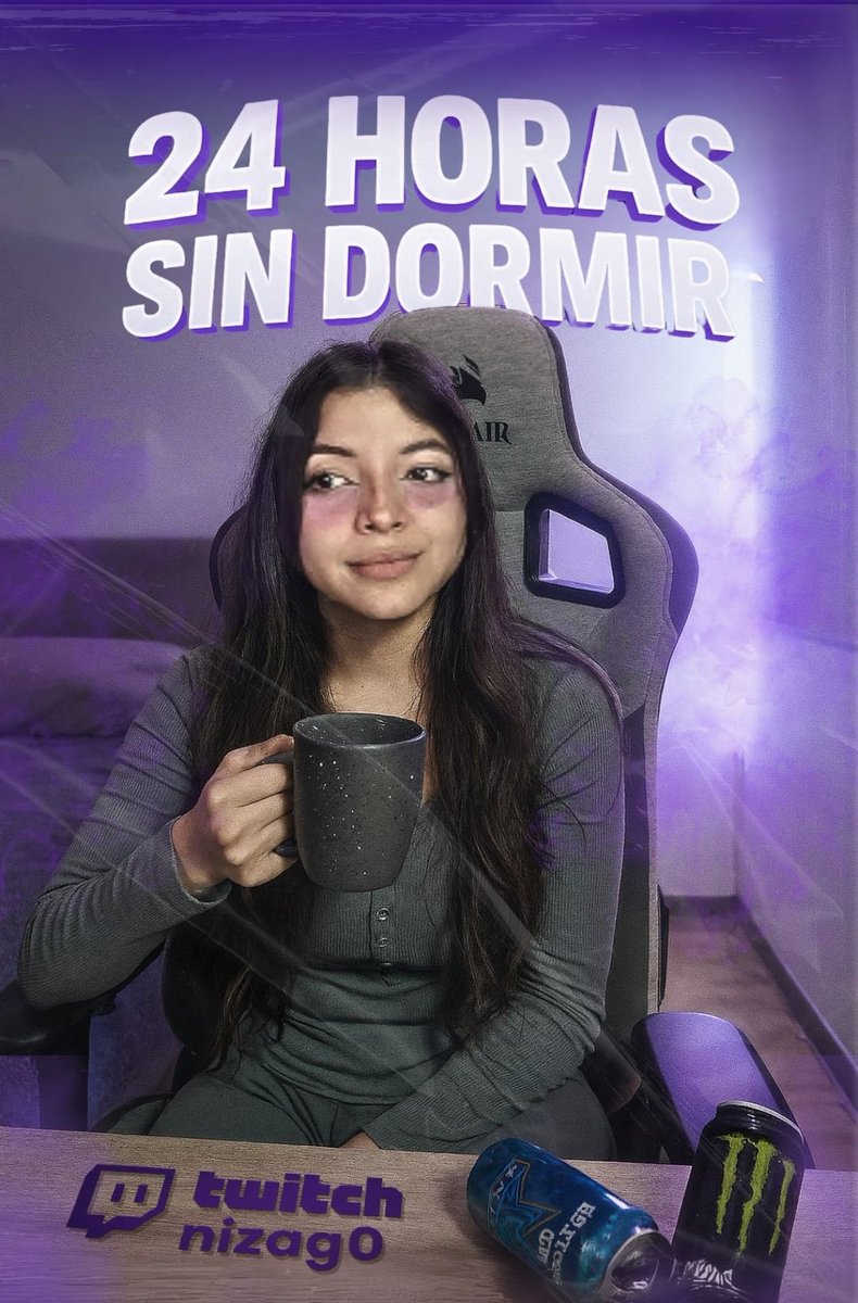 HOY 24 HORAS SIN DORMIR 😴 

TWITCH.TV/NIZAGO

1:00pm CDMX☝🏻