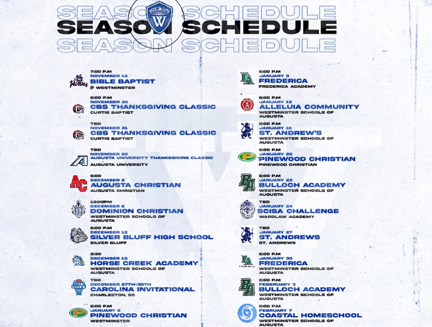 2025-2026 season schedule!