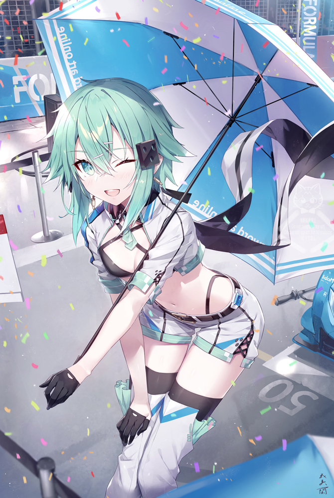 シノン（レースクイーン）描きました！ 我美蘭