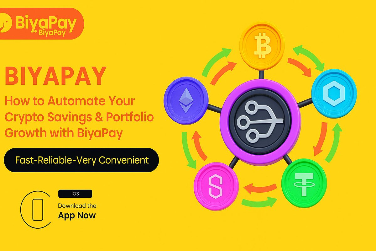 jacks16118's tweet image. How to Automate Your Crypto Savings &amp;amp; Portfolio Growth with BiyaPay

No more stressing over the charts. Here’s how BiyaPay helps you build wealth while you sleep #BiyaPay👇
