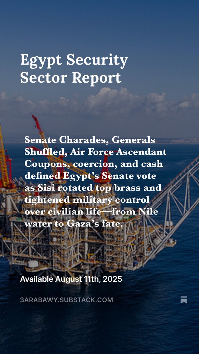Subscribe to receive a weekly report
3arabawy.substack.com