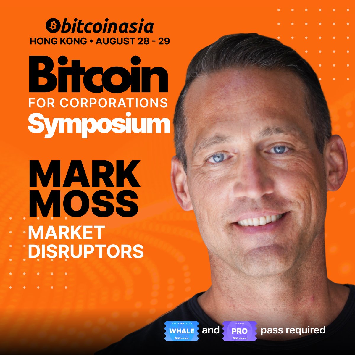 🎙️ KEYNOTE: Mark Moss - The Great #Bitcoin Repricing @1MarkMoss will  examine how Bitcoin adoption is changing how we value companies—why P/E  ratios fall short for #Bitcoin treasury companies, and why new