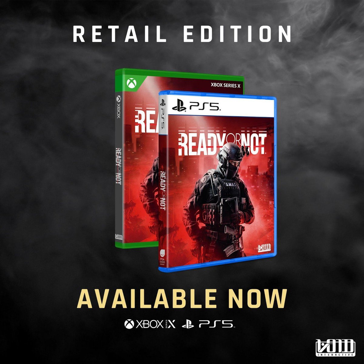 Game Cover (@gamecoverfr) on Twitter photo Ce n'est clairement pas le #GOTY (coucou <a href="/NeikkoMinou/">Neikko - ton streamer chill</a> et <a href="/HerrKamper/">HerrKamper</a> ) mais il à le mérite d'arriver en version physique. Ready or Not est dispo en galette sur #PlayStation5 et #XboxSeries. Sinon ça joue à quoi de votre côté en ce moment? 🤔 Ce n'est clairement pas le #GOTY (coucou <a href="/NeikkoMinou/">Neikko - ton streamer chill</a> et <a href="/HerrKamper/">HerrKamper</a> ) mais il à le mérite d'arriver en version physique. Ready or Not est dispo en galette sur #PlayStation5 et #XboxSeries. Sinon ça joue à quoi de votre côté en ce moment? 🤔