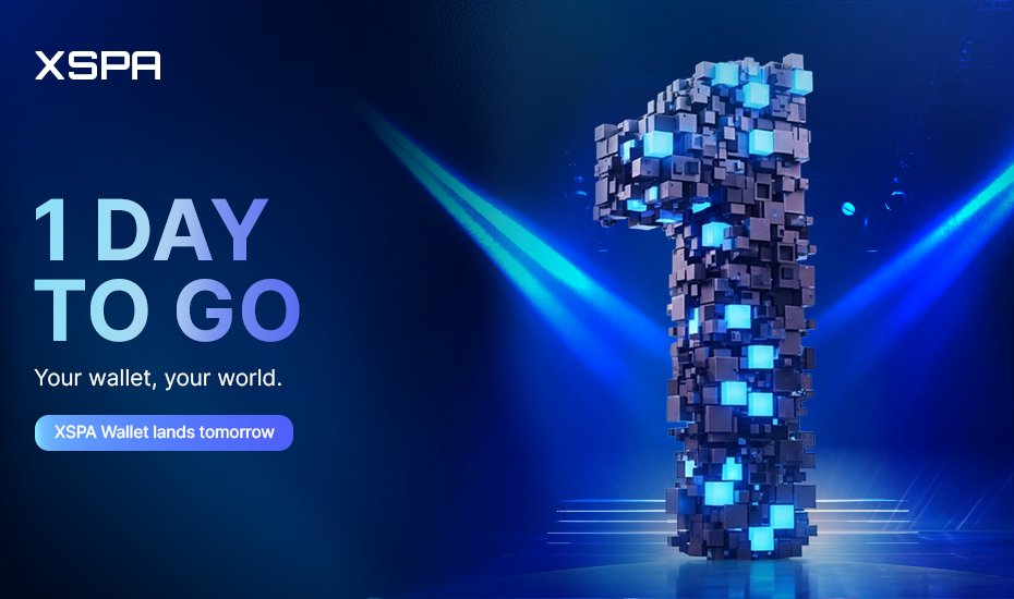 XSPA (@xspa_ai) on Twitter photo 🕒 Just 1 more sleep till your all-in-one Web3 wallet arrives.
🚀 Experience the next level of self-custody.
📲 Download tomorrow & own your world
#BlockchainRevolution #cryptowallet #web3community 🕒 Just 1 more sleep till your all-in-one Web3 wallet arrives.
🚀 Experience the next level of self-custody.
📲 Download tomorrow & own your world
#BlockchainRevolution #cryptowallet #web3community