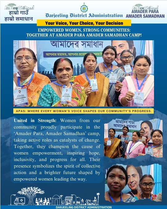 Token of appreciation for participating in the meeting at APAS Camp, Matigara-I GP, Matigara Block, Siliguri Sub-division, Darjeeling District