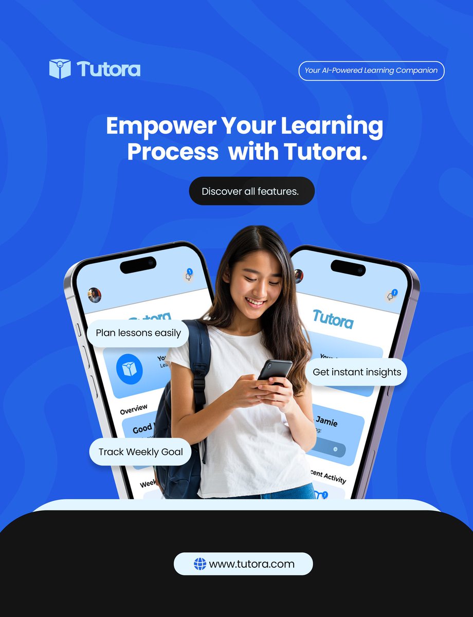 Buchi Creative Studio (@buchicreatives) on Twitter photo Designed a brand identity for Tutora, an AI-powered learning companion that makes studying easier and smarter for everyone, everywhere.
What do you think?
Design brief: <a href="/Designers_Tribe/">Designers Tribe</a>
#brandvisuals #graphicdesign Designed a brand identity for Tutora, an AI-powered learning companion that makes studying easier and smarter for everyone, everywhere.
What do you think?
Design brief: <a href="/Designers_Tribe/">Designers Tribe</a>
#brandvisuals #graphicdesign
