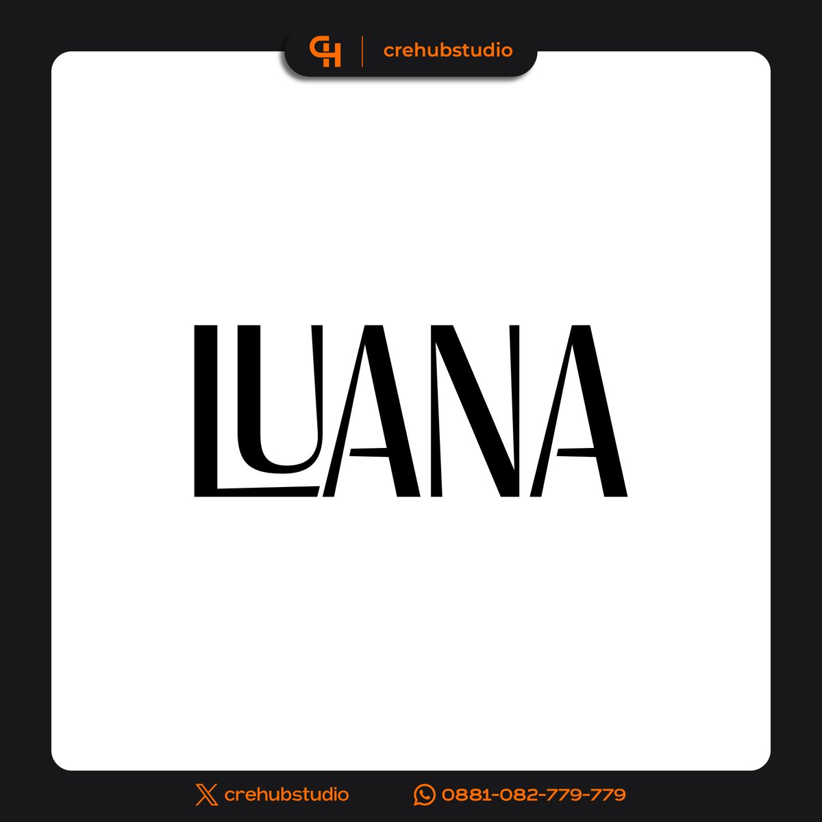 Design Project:
🔸Logo Luana

Open jasa/joki desain berkualitas melayani branding, pembuatan design logo, poster, banner, brosur, flyer, packaging, feeds IG, story IG, baju, jaket, dll.

☎️wa.me/62881082779779
📩DM/Klik link di bio untuk pemesanan

#zonauang #zonajajan