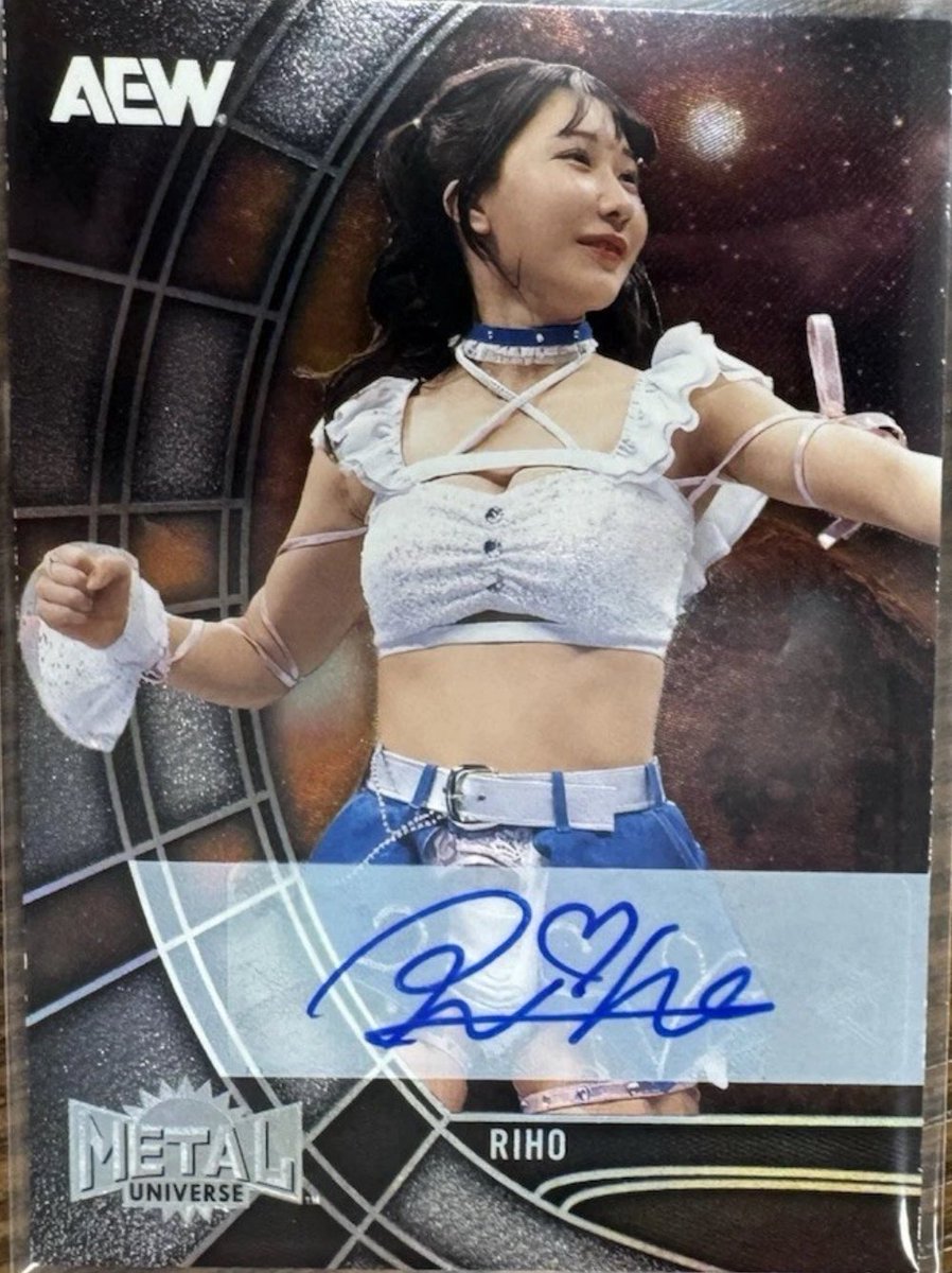 All that matters to me from #AEW card releases : got my Riho auto! Love this image. On the PMG hunt now! #upperdeck