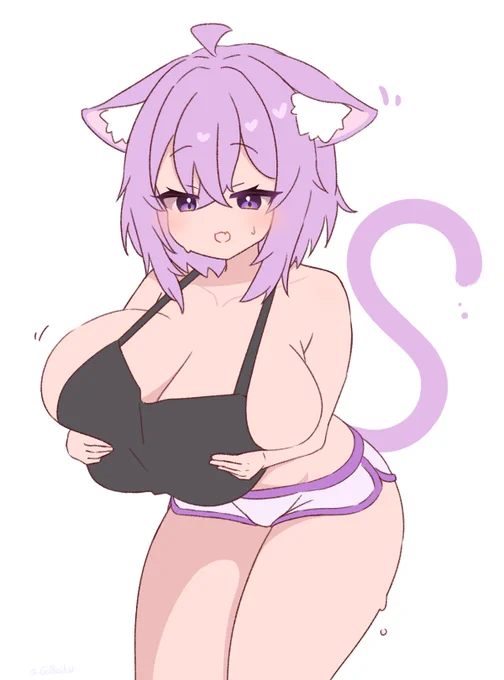 [wip] むちむち.. #猫又おかゆ