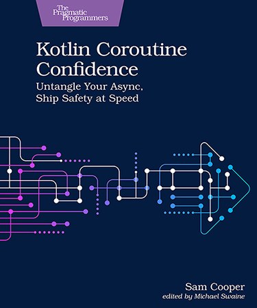 Celebrating Kotlin Coroutine Confidence by Sam Cooper, now out of beta and fully released!

🔗 Read more: bit.ly/4m6iGfd

📘 ebook: pragprog.com/titles/sckotlin

📘 print: bit.ly/4lehqFH

#kotlin #kotlincoroutine #programming #pragprog #books
