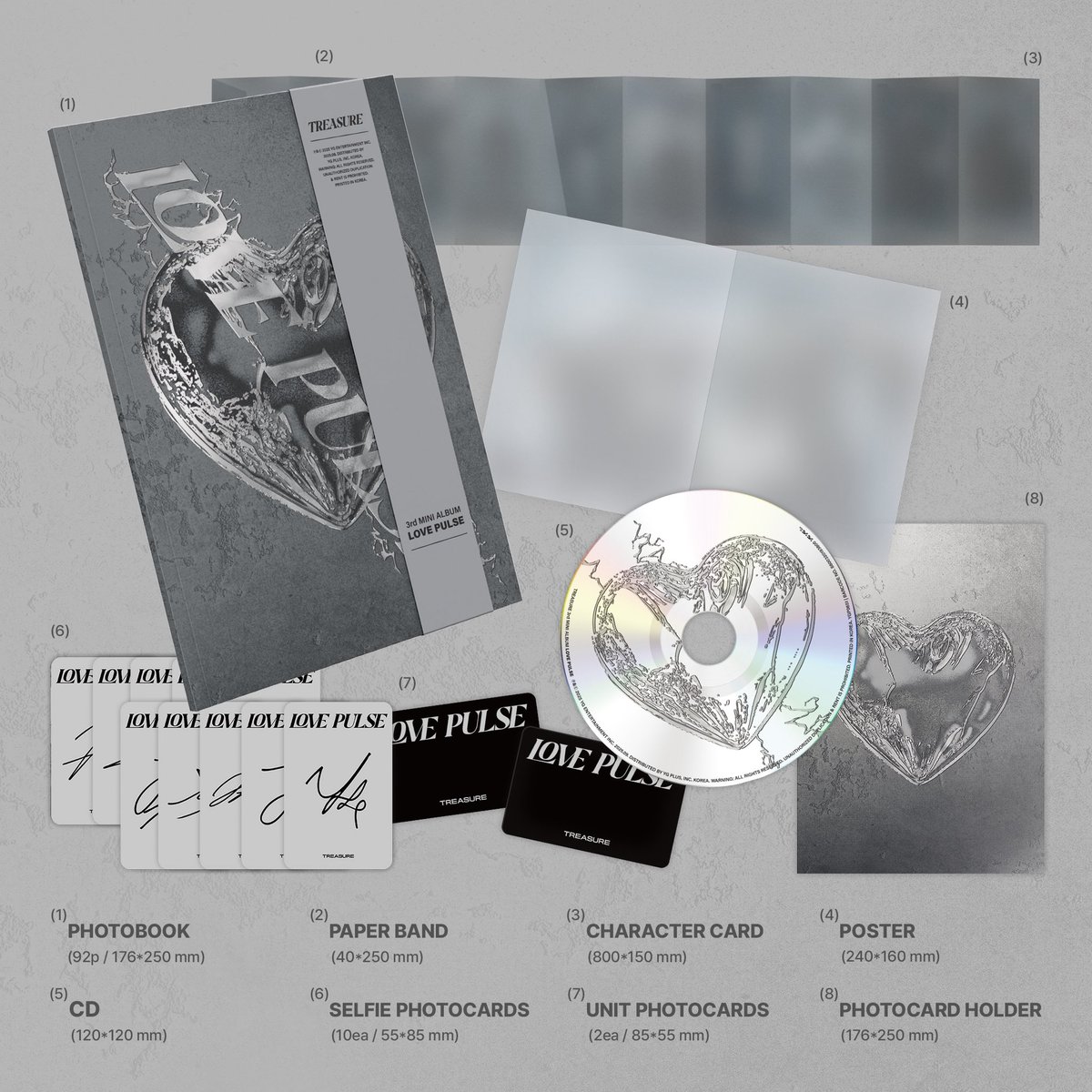 pls kindly rt แจกบั้ม 1 บั้ม

LOVE PULSE [METAL VER.]🩶

กติกา : retweet 🔁 (ไม่เสียค่าจัดส่งเพิ่ม)

🗓️ สุ่มแจก 01 sep 2025 (Mon) 20.00
#ตลาดนัดtreasure #ตลาดนัดเด็กสมบัติ