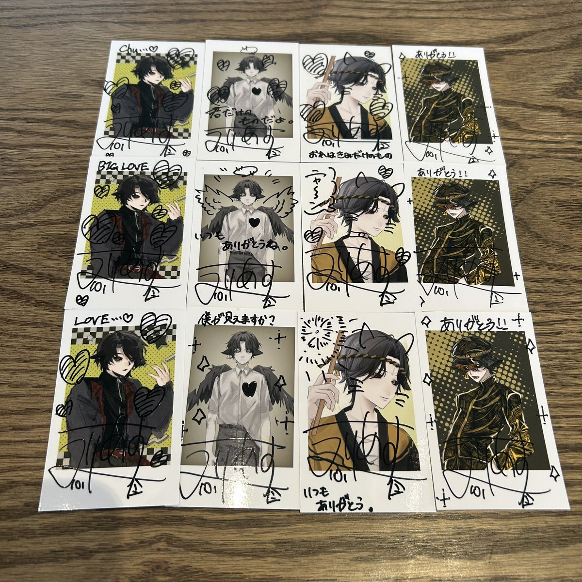 VANNER GON GOJO LOVE サイン入りチェキ2枚セット VANNER GON GOJO LOVE サイン入りチェキ2枚セット