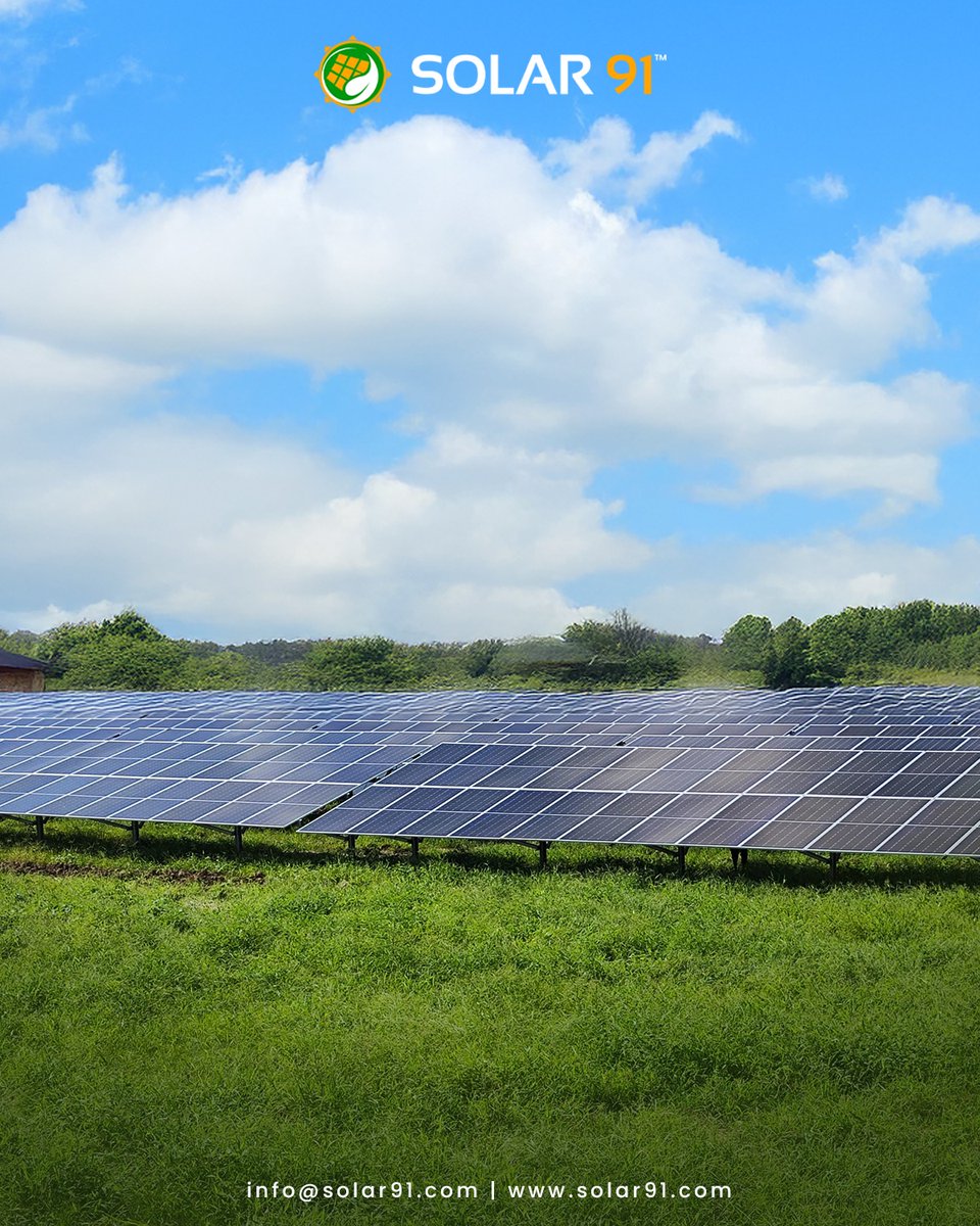 Solar91india's tweet image. We are proud to announce the successful commissioning of a 1.45 MW Ground Mounted Solar Power Project under the PM KUSUM Scheme at Girdharpura, Rajasthan.

For project consultation, contact us at +91 88901 22722, +91 72208 10810
.
.
#solar91 #solar91india #installation #rajasthan