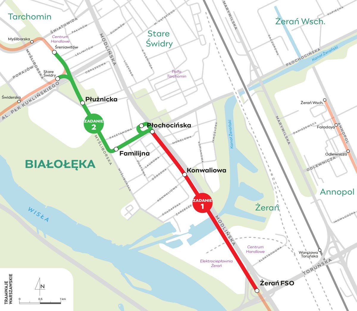 Kolejny krok w przygotowaniach do  budowy trasy tramwajowej wzdłuż ul. Modlińskiej – od pętli Żerań FSO do istniejącej trasy na Tarchomin. Wybraliśmy ofertę na opracowanie projektów wstępnych dla trasy. Najkorzystniejszą ofertę złożyła firma Databout. Teraz wybór musi się