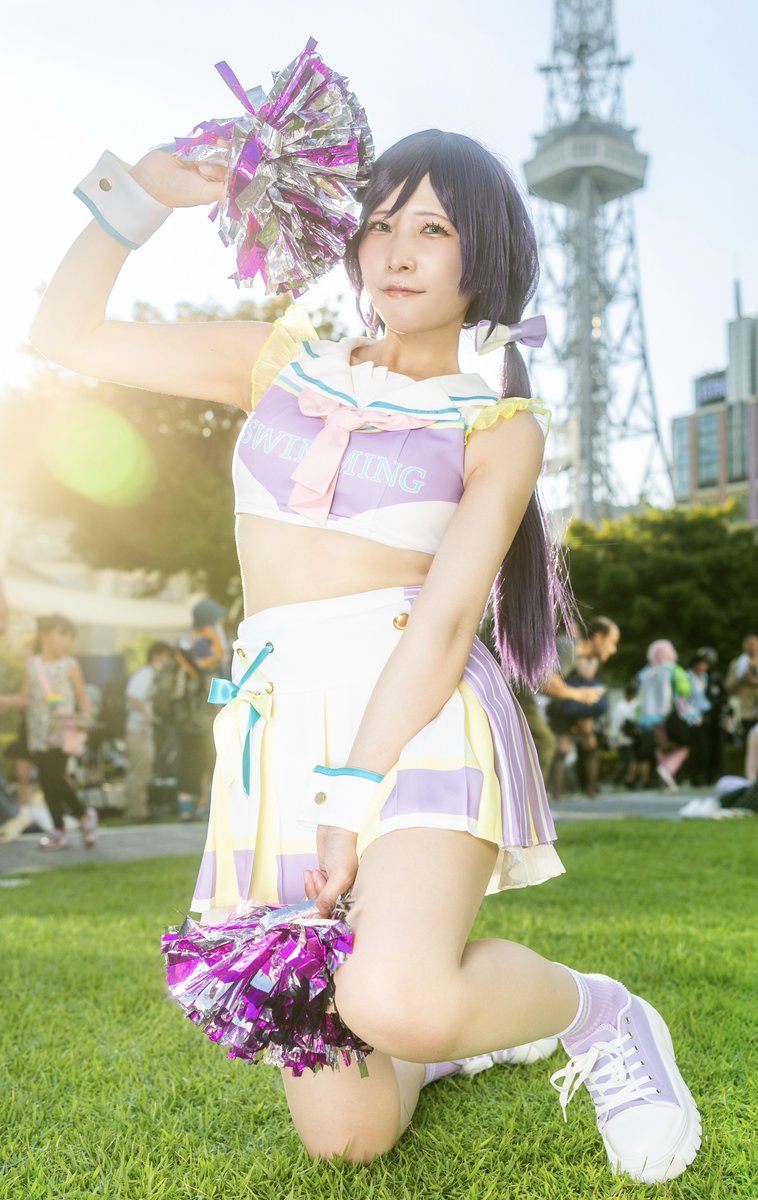 コスプレ／Cosplay⚠︎

チアガール編覚醒前
東條希💜

photo:ごるコジさん(<a href="/kakugari_n/">ゴルこじ</a> )
 #コスサミ  #コスサミ2025