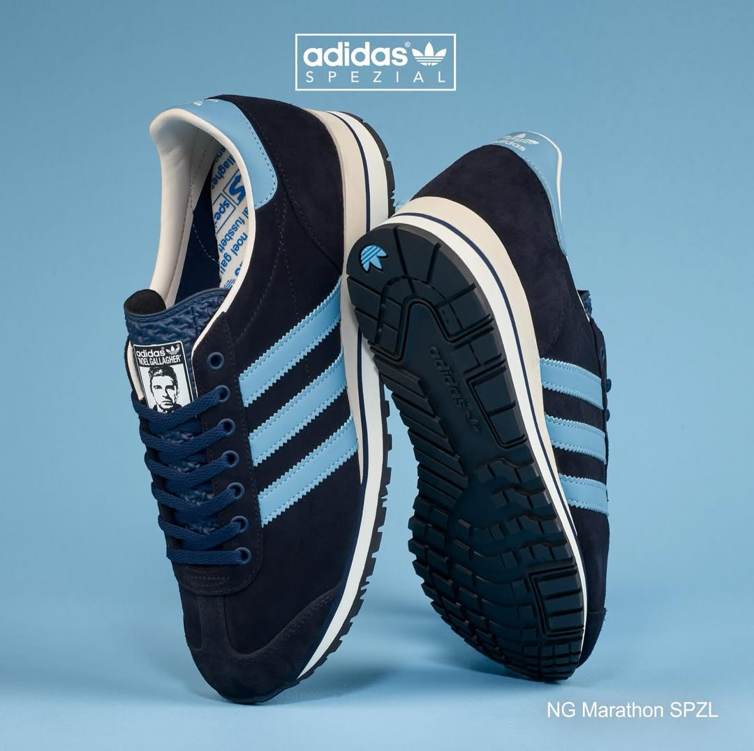 Hermosas ediciones especiales que lanzará Adidas en honor a Liam Gallagher y Noel Gallagher. Los modelos son:

LG Achille SPZL
NG Marathon SPZL

Salen a la venta el 16 de agosto.