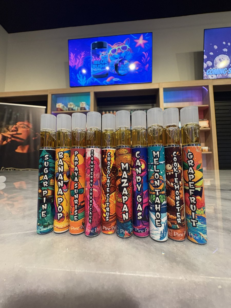Insane flavor line up today for the <a href="/PinePark/">Pine Park</a> drop. 

10am cst. In store and online 

Live rosin pens are hitting my favorite is the Mazapan