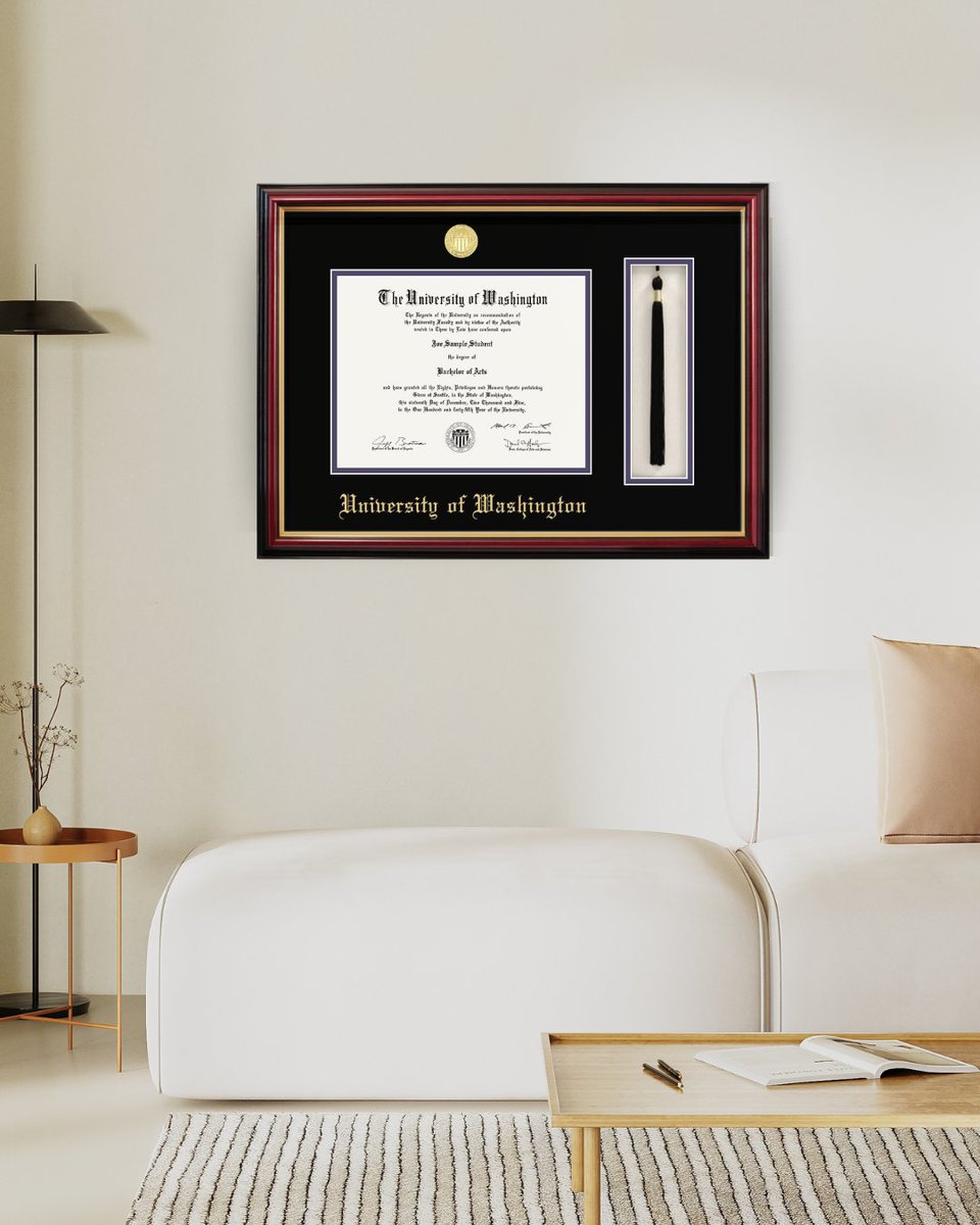 UniversityFrame's tweet photo. Every tassel turn, every sacrifice, every success, framed to remind you how far you’ve come. 🎓
This #UniversityofWashington frame isn’t just décor,  it’s a daily reflection of your journey, your growth, and your pride. 
Get Your #UniversityFrame Today!

 #FramedWithPride https://t.co/Ngttrply8t