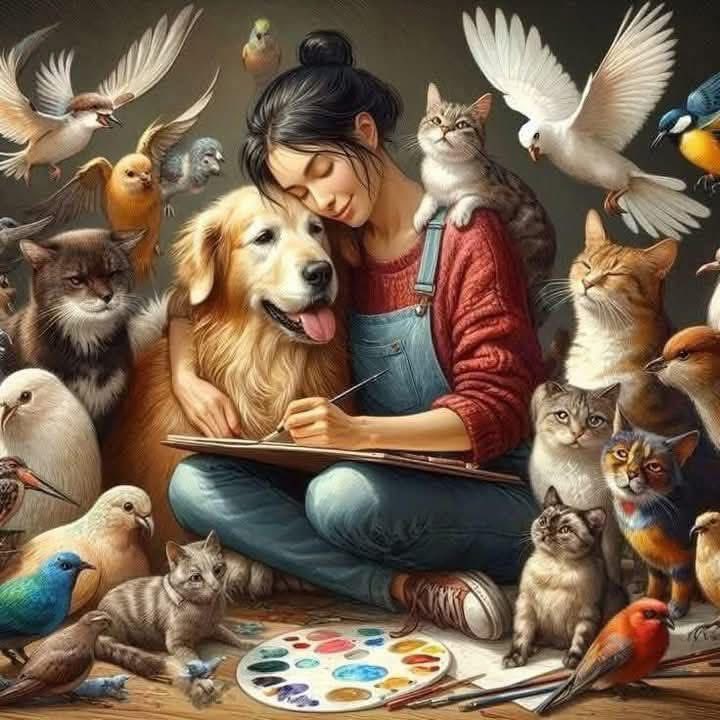 كلما كنت نقياً.. أحبك الأطفال والحيوانات والطيور والشجر وقليل من البشر ✍🏻