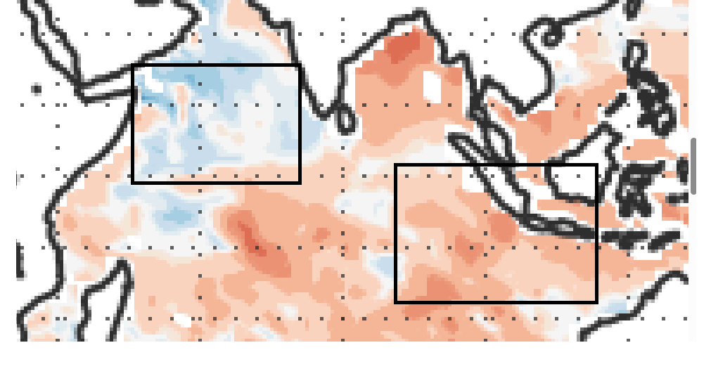 Selwyyyyn's tweet image. Btw Indian ocean seen setting up the stage for a negative IOD event.. If the atmosphere reacts swiftly, monsoon might sustain for prolonged period &amp;amp; cause late season floods over Guj,Raj,Telangana,AP Maharashtra during late sep-early oct ... 
dc @ECMWF 

#IOD #LaNina #Indianocean