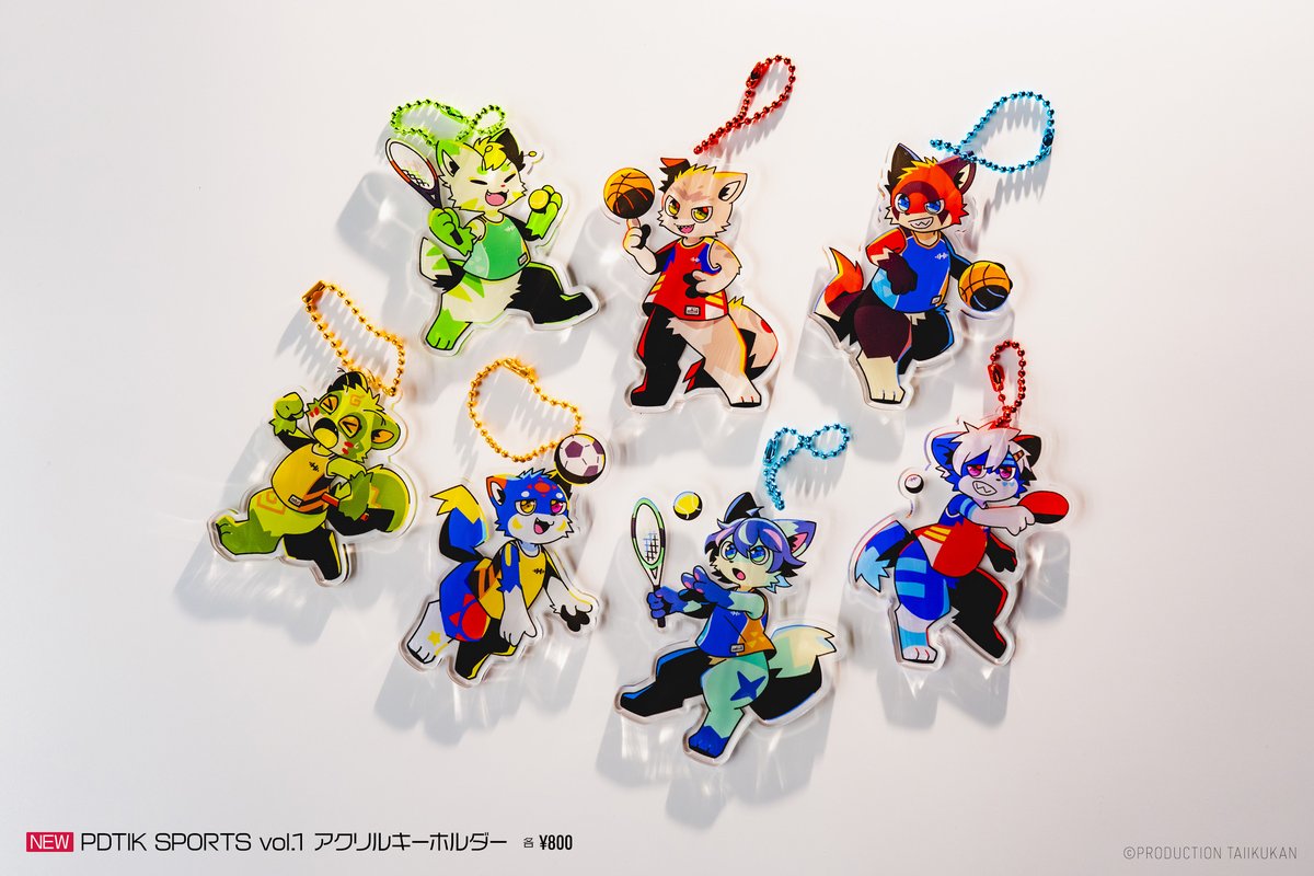 日*1様 プロダクション体育館 第一回体育館総選挙 アクリルキーホルダー リオン 🏆第一回 #体育館総選挙 記念アクリルキーホルダーができたよ