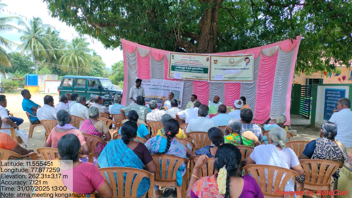 Kshema_Suraksha's tweet image. #Kshema participated in the ATMA meeting in Salem’s Konganapuram Block on 31st July, driving @pmfby  awareness for Kharif 2025. Our coordinators are committed to supporting every farmer’s journey toward resilience. 🌱
#cropinsuranceweek #pmfby #atmanirbharkisan #krishirakshak