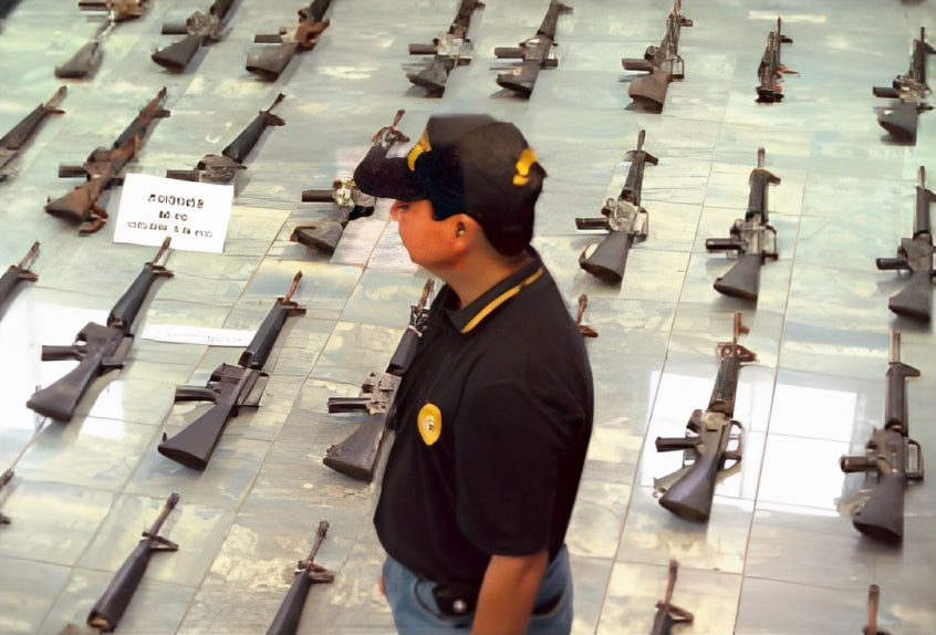desde_1965's tweet photo. En febrero de 2001, en una parcela de Concón se halló parte del armamento que el FPMR ingresó en 1986 a Carrizal Bajo. El arsenal estaba compuesto por 30 fusiles M-16 y FAL (de origen belga), además de 20 cohetes soviéticos RPG-7 con sus lanzaderas, cargadores y municiones. https://t.co/AwrDxyZFhk