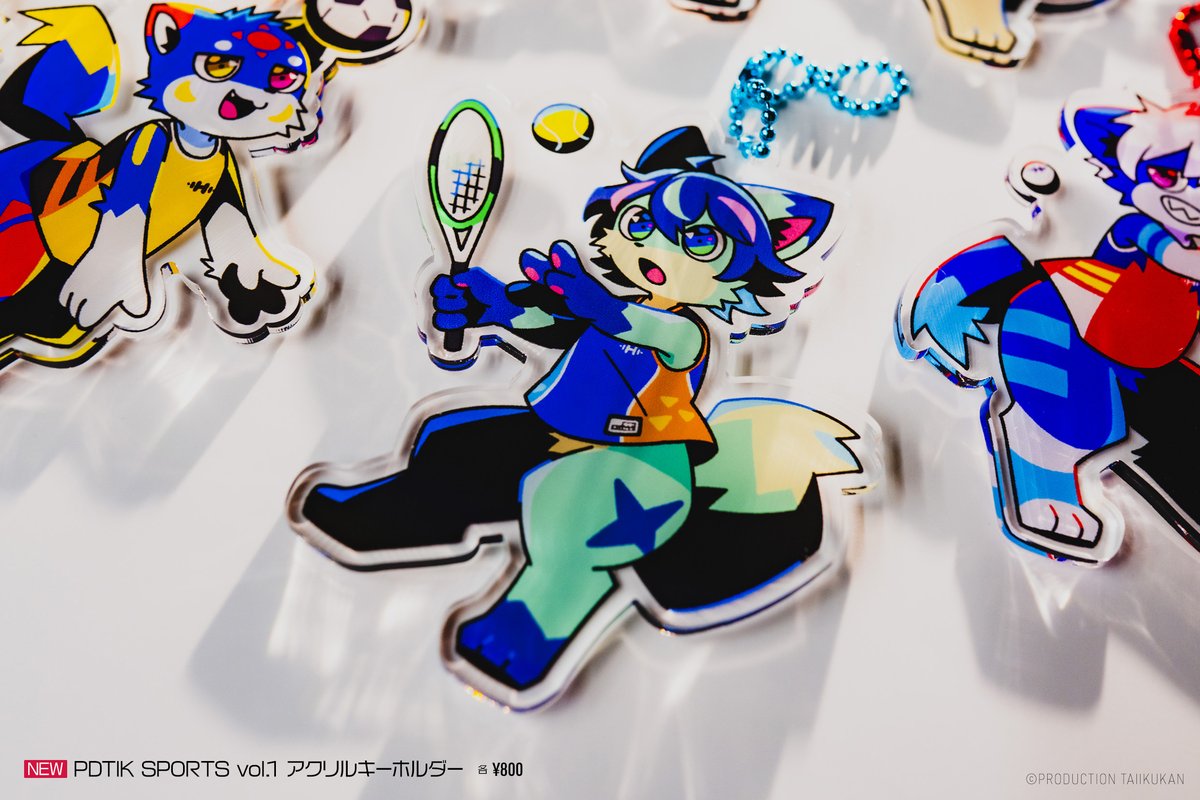 🆕PDTIK SPORTS vol.1 アクリルキーホルダー #体育館Popup