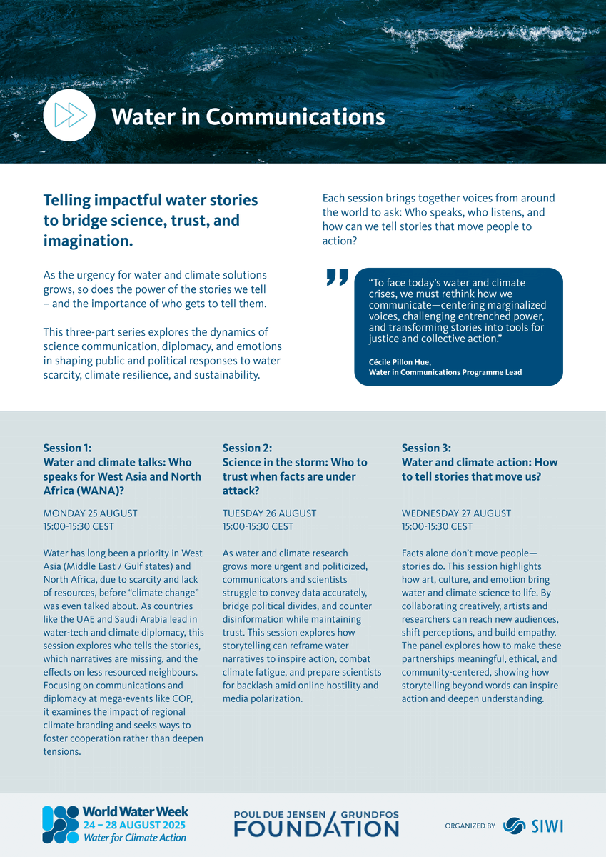 World Water Week tweet media