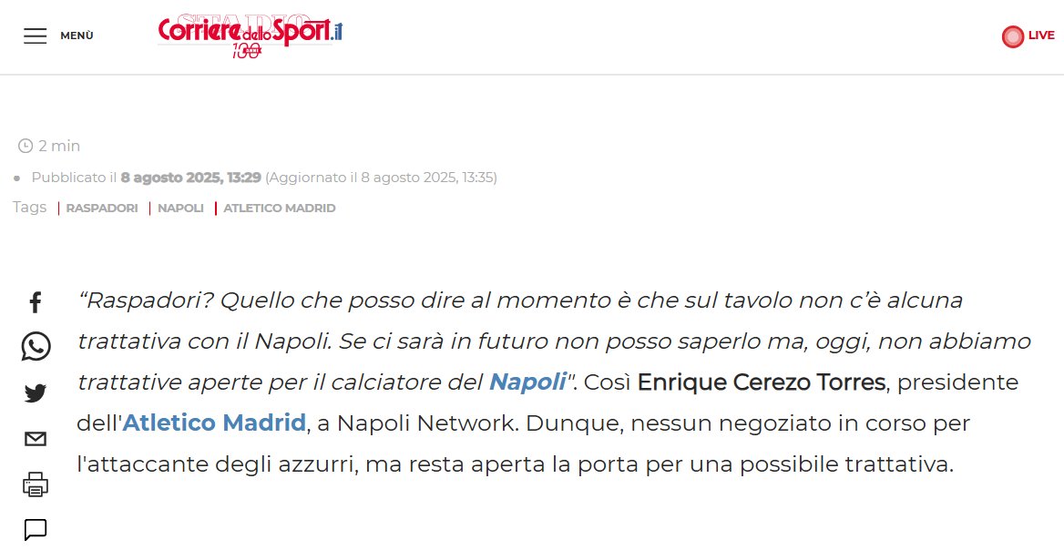 Aurelione Uocchie 'e Birbante (@polliceazzurro) on Twitter photo Lunga vita a <a href="/NapoliNetworkX/">NN | Napoli Network</a>!
Un progetto che cresce sempre di più. Un progetto tutto napoletano. Portato avanti da ragazzi che hanno una passione enorme. Senza appoggi e senza la paura di esprimere opinioni. Zero padroni.
Rispondiamo solo al nostro senso di libertà. Lunga vita a <a href="/NapoliNetworkX/">NN | Napoli Network</a>!
Un progetto che cresce sempre di più. Un progetto tutto napoletano. Portato avanti da ragazzi che hanno una passione enorme. Senza appoggi e senza la paura di esprimere opinioni. Zero padroni.
Rispondiamo solo al nostro senso di libertà.