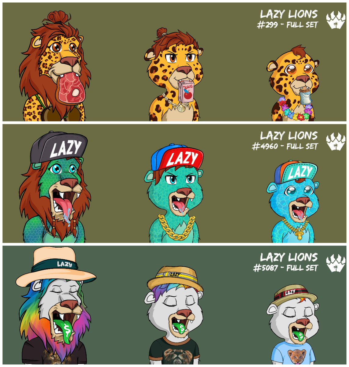 Happy #FullSetFriday 

Stay $LAZY and #ROAR